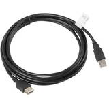 Cablu Date LANBERG CA-USBE-10CC-0030-BK USB 3 m USB 2.0 USB A Black