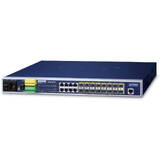 MGSW-24160F Managed L2+ Gigabit Ethernet (10/100/1000) Power over Ethernet (PoE) 1U Blue