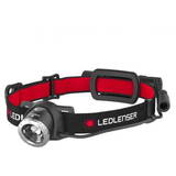 Lanterna Ledlenser H8R Black, Red Headband LED