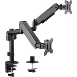 Suport TV / Monitor Gembird MA-DA2P-01 Adjustable desk 2-display mounting arm, 17”-32”, up to 9 kg