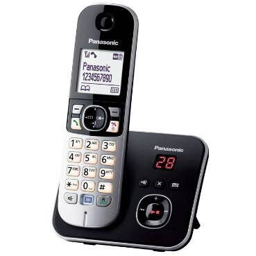 Telefon Fix Panasonic KX-TG6821 DECT Caller ID Black, Silver