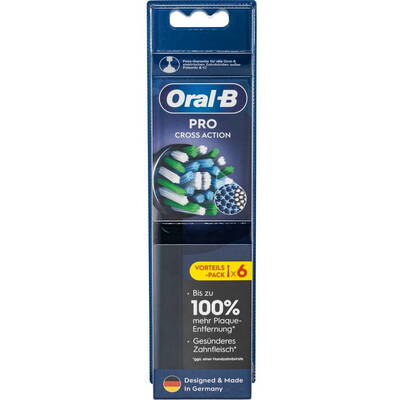 ORAL-B Capete Periaj black ProCrossAction CleanMaximizer6pc