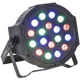 LED PAR RGB 18 X1W CU DMX