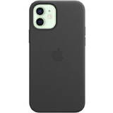 iPhone 12/ 12 Pro Leather with MagSafe - Black