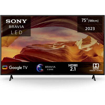 Televizor Sony LED Smart TV KD-75X75WL Seria X75WL 189cm negru 4K UHD HDR