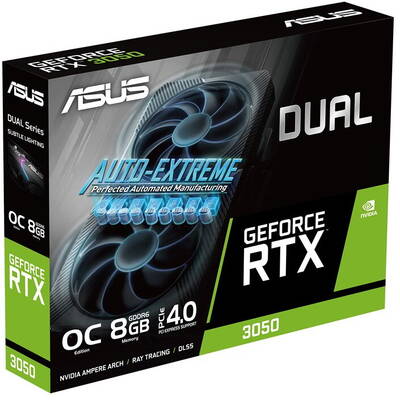 Placa Video Asus GeForce RTX 3050 DUAL OC V2 8GB GDDR6 128-bit