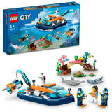 LEGO City Barca pentru scufundari 60377