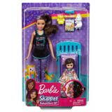 Papusa MATTEL Barbie SkipperBabysitte rs Inc Time for Sleep
