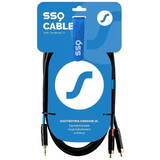 Cablu SSQ MiJRCA1 - mini stereo jack - 2x RCA, 1 metre
