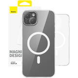 Magnetic Phone Case for iP 14 OS-Lucent Series (Clear)