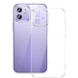 Crystal Transparent Case and Tempered Glass set for iPhone 12