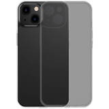 Frosted Glass Case for iPhone 13 (black) + tempered glass