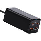 Baseus Incarcator GaN3 Pro wall charger 2xUSB-C + 2xUSB, 100W (black)