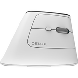 Mouse Delux Wireless Ergonomic MV6 DB BT+2.4G (white)