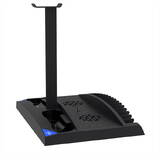 Multifunctional Stand PG-P5013B for PS5 and accessories Negru