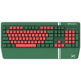Tastatura Delux Gaming KM17DB Verde - Rosu