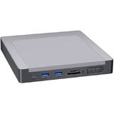 Docking Station INVZI MagHub 8-in-1 USB-C for iMac with SSD Bay Gri