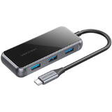 5in1 TFBHB USB-C la HDMI 4K@60Hz, 3x USB 3.0, PD Gri