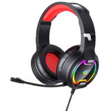 Casti Over-Head Havit Gaming GAMENOTE H2233D RGB (black&red)