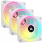 Corsair Ventilator iCUE Link QX120 RGB 120mm Starter Kit White Three Fan Pack