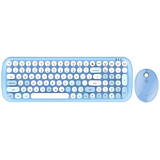 Kit Tastatura + Mouse MOFII Wireless Candy XR 2.4G Albastru