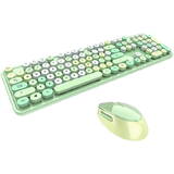 Kit Tastatura + Mouse MOFII Wireless Sweet 2.4G Verde