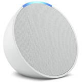 Amazon Boxa smart Echo Pop, control voce Alexa, W-Fi, Bluetooth, Glacier White