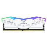 Memorie RAM Team Group Delta RGB white K2 DDR5 6000MHz 32GB C38