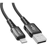 Cablu de Date Acefast USB to Lightning C1-02, 1.2m (czarny)