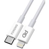 Cablu de Date Foneng USB-C for Lighting X31, 3A, 2M (Alb)