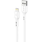 Cablu de Date Foneng X36 USB to Lightning , 2.4A, 2m (Alb)
