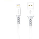 Cablu de Date Foneng USB to Lightning X66, 20W, 3A, 1m (Alb)