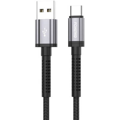 Cablu de Date Foneng X83 USB to USB-C , 2.1A, 1m Negru