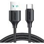 Cablu de Date Joyroom to USB-A / Type-C / 3A  S-UC027A9/0.25m  Negru