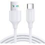 Cablu de Date Joyroom to USB-A / Type-C / 3A / 0.25m S-UC027A9 (Alb)