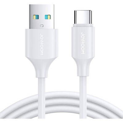 Cablu de Date Joyroom to USB-A / Type-C / 3A / 0.25m S-UC027A9 (Alb)
