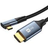 Cablu de Date Joyroom USB Type-C / HDMI / 4K / 2m SY-20C1 (Gri)