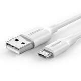 Cablu de Date UGREEN Micro USB  QC 3.0 2.4A 2m (Alb)