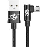 MVP USB cu micro USB 2A 1m - Negru
