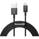 Cablu de Date Baseus Superior Series USB to micro USB, 2A, 2m Negru