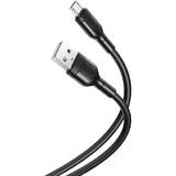 Cablu de Date XO USB to Micro USB NB212 2.1A 1m Negru