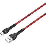 Cablu de Date LDNIO LS482 2m USB - Micro USB (Rosu)