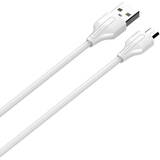 Cablu de Date LDNIO USB to Micro USB LS542, 2.1A, 2m (Alb)
