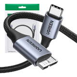 Cablu de Date UGREEN USB-C to Micro USB 15232, 1m (space Gri)