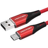 Cablu de Date Vention  USB 2.0 to Micro-B USB COARG 1.5m (Rosu)