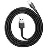 Cablu de Date Baseus Cafule USB Lightning  2,4 A 0,5 m (Negru)