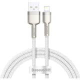 Cablu de Date Baseus USB  pro Lightning Cafule, 2,4A, 1m (Alb)