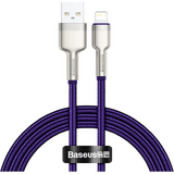 Cablu de Date Baseus USB for Lightning Cafule, 2.4A, 1m Violet