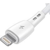 USB to Lightning Racing X05, 3A, 1m (Alb)