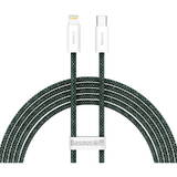 Cablu de Date Baseus USB-C for Lightning Dynamic 2 Series, 20W, 2m (Verde)